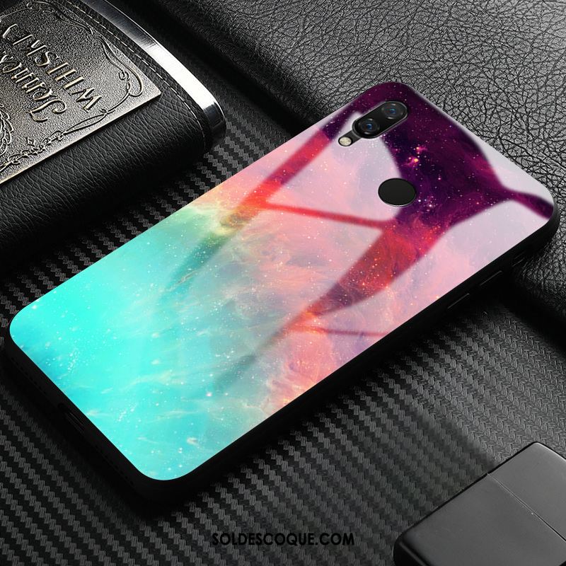 Coque Huawei Nova 3i Clair Verre Nouveau Amoureux Téléphone Portable Soldes