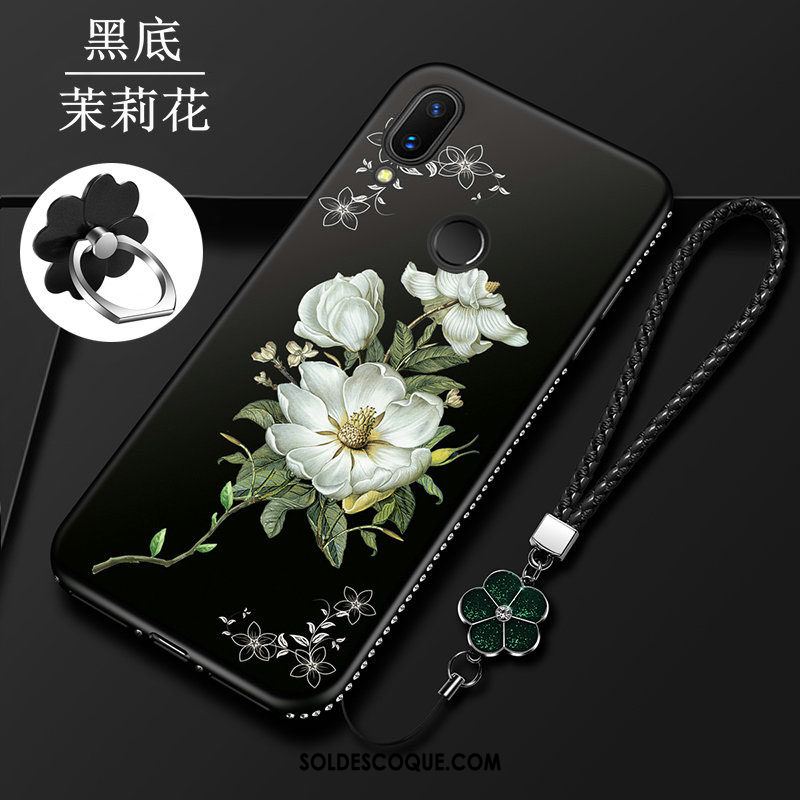 Coque Huawei Nova 3i Marque De Tendance Délavé En Daim Incassable Strass Téléphone Portable Pas Cher