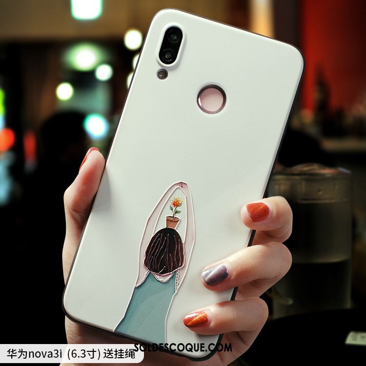 Coque Huawei Nova 3i Mode Ornements Suspendus Fluide Doux Très Mince Protection Soldes