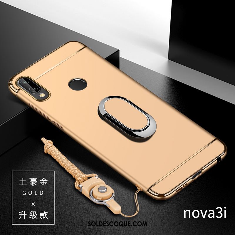 Coque Huawei Nova 3i Net Rouge Or Tendance Téléphone Portable Étui Housse En Vente