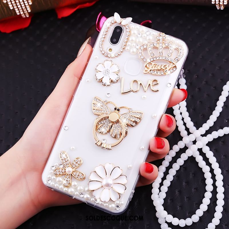 Coque Huawei Nova 3i Ornements Suspendus Blanc Fluide Doux Étui Incassable France