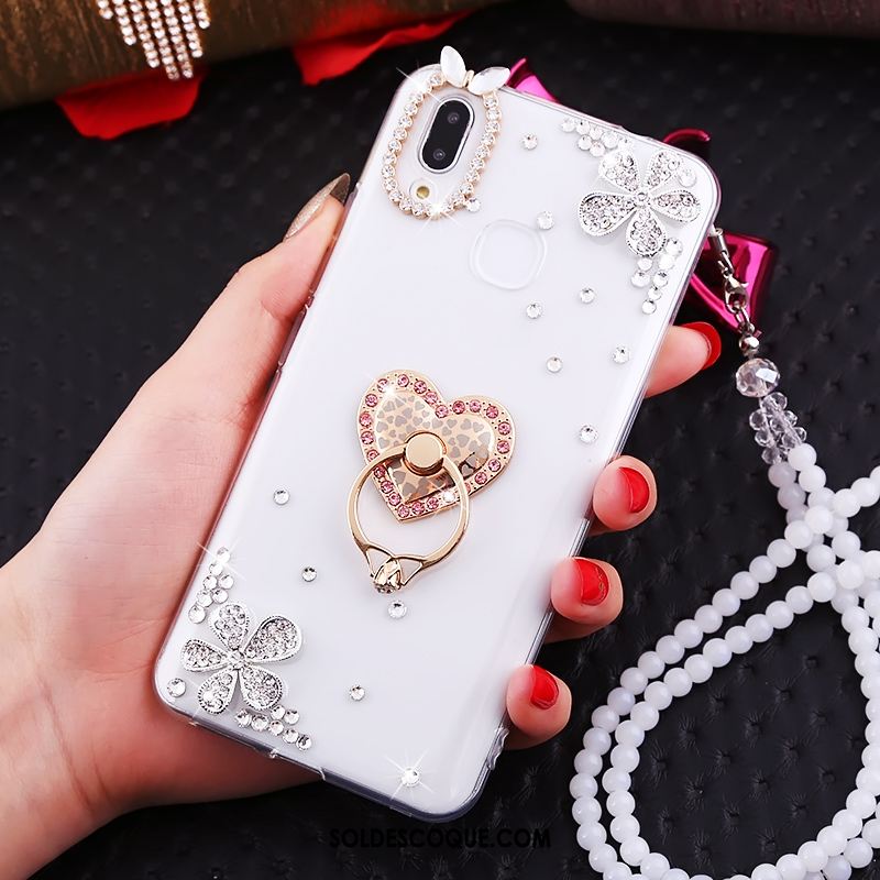 Coque Huawei Nova 3i Ornements Suspendus Blanc Fluide Doux Étui Incassable France