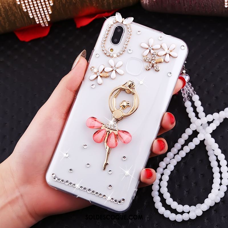 Coque Huawei Nova 3i Ornements Suspendus Blanc Fluide Doux Étui Incassable France