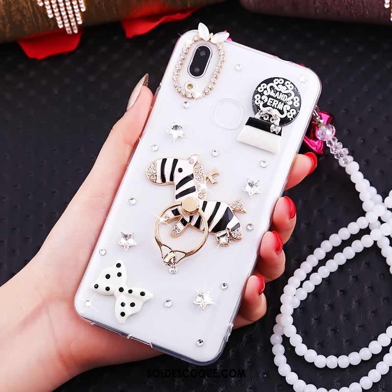 Coque Huawei Nova 3i Ornements Suspendus Blanc Fluide Doux Étui Incassable France