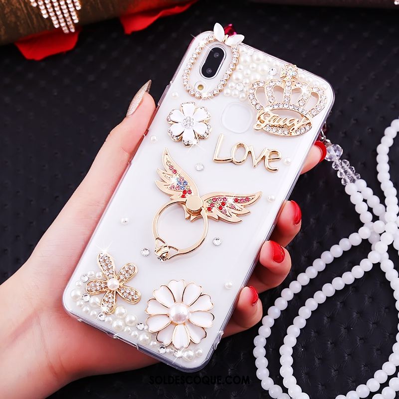 Coque Huawei Nova 3i Ornements Suspendus Blanc Fluide Doux Étui Incassable France