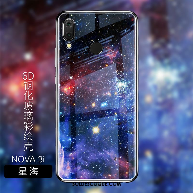 Coque Huawei Nova 3i Personnalisé Noir Protection Fluide Doux Téléphone Portable Soldes