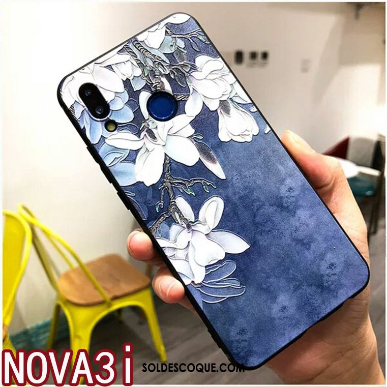 Coque Huawei Nova 3i Protection Noir Incassable Frais Fluide Doux En Ligne