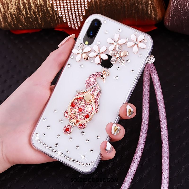 Coque Huawei Nova 3i Téléphone Portable Strass Créatif Étui Violet Soldes