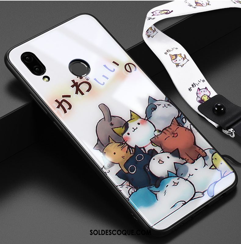 Coque Huawei Nova 3i Verre Étui Tout Compris Ornements Suspendus Incassable Housse En Ligne