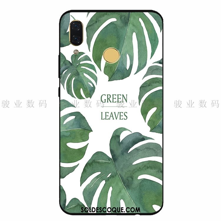 Coque Huawei Nova 3i Vert Protection Plante Art Simple En Vente