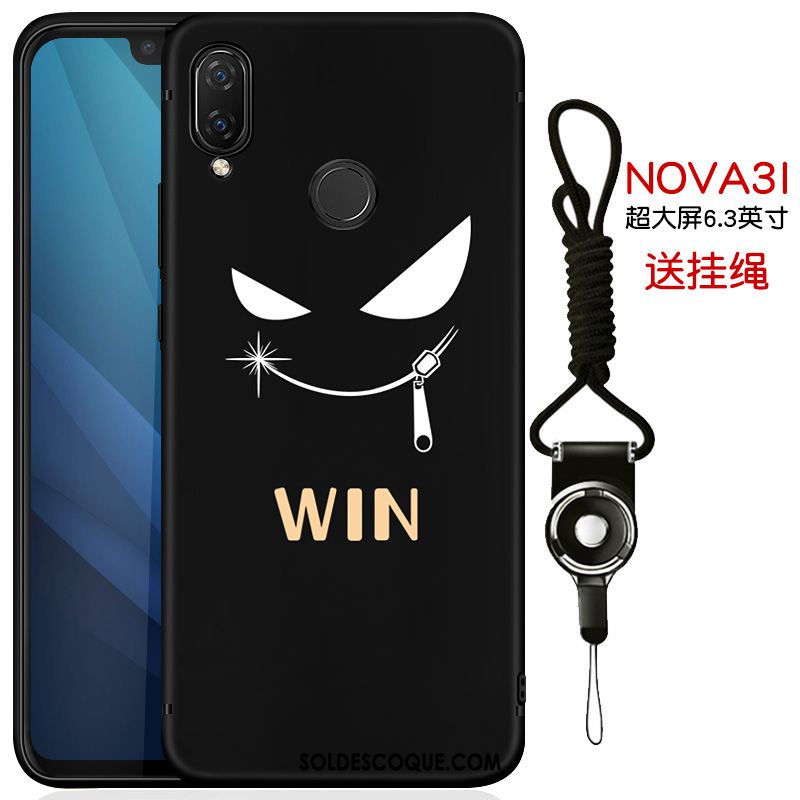 Coque Huawei Nova 3i Étui Délavé En Daim Personnalité Téléphone Portable Marque De Tendance En Ligne