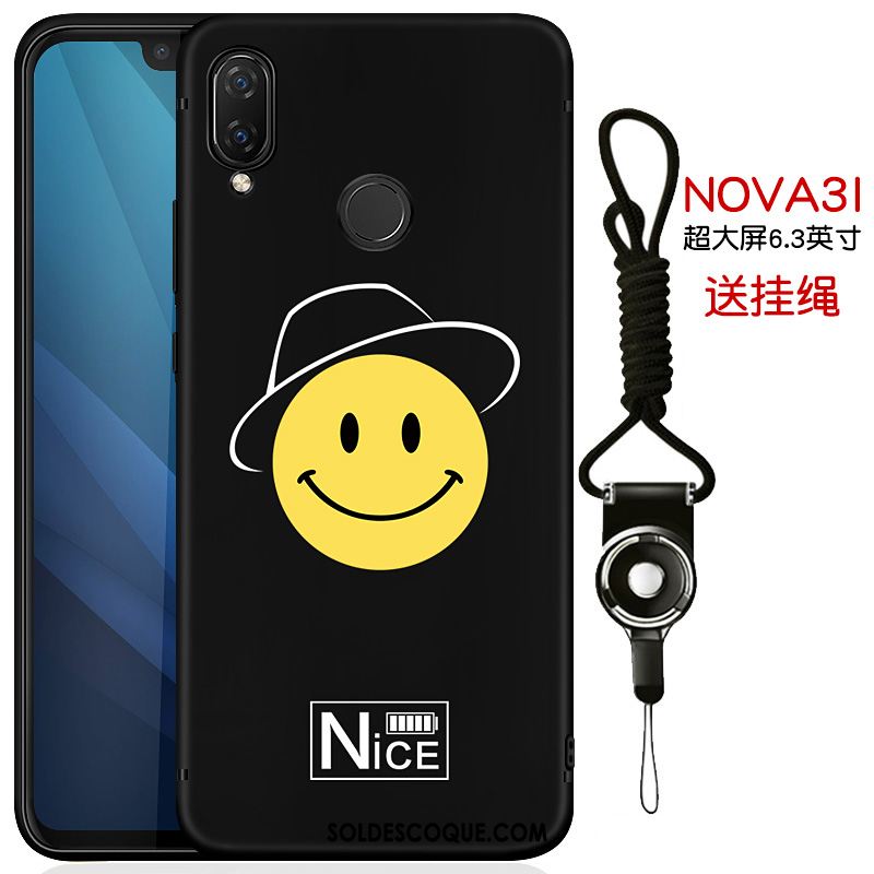 Coque Huawei Nova 3i Étui Délavé En Daim Personnalité Téléphone Portable Marque De Tendance En Ligne