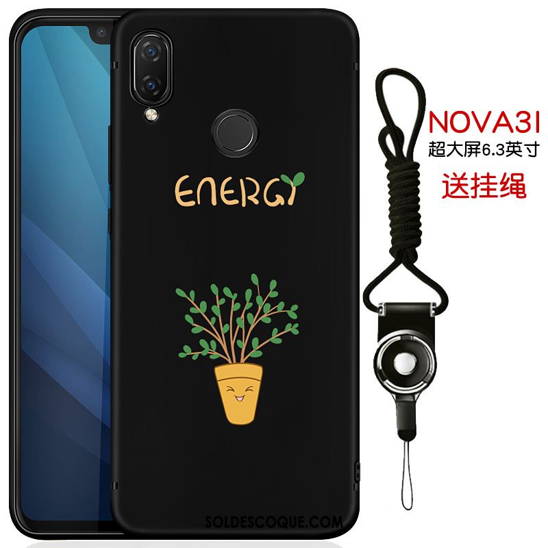 Coque Huawei Nova 3i Étui Délavé En Daim Personnalité Téléphone Portable Marque De Tendance En Ligne