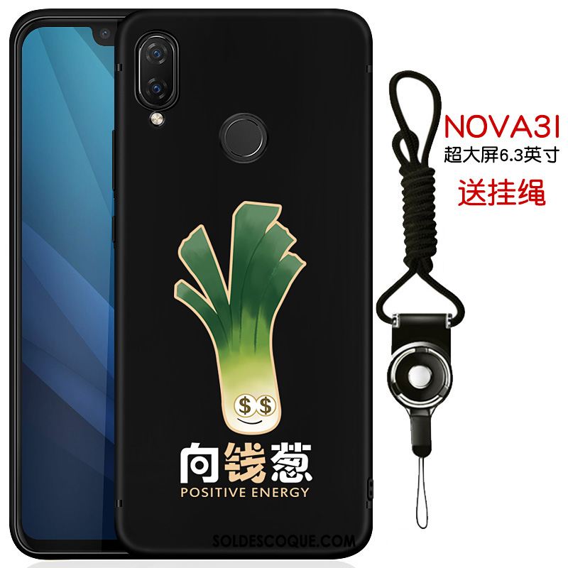 Coque Huawei Nova 3i Étui Délavé En Daim Personnalité Téléphone Portable Marque De Tendance En Ligne