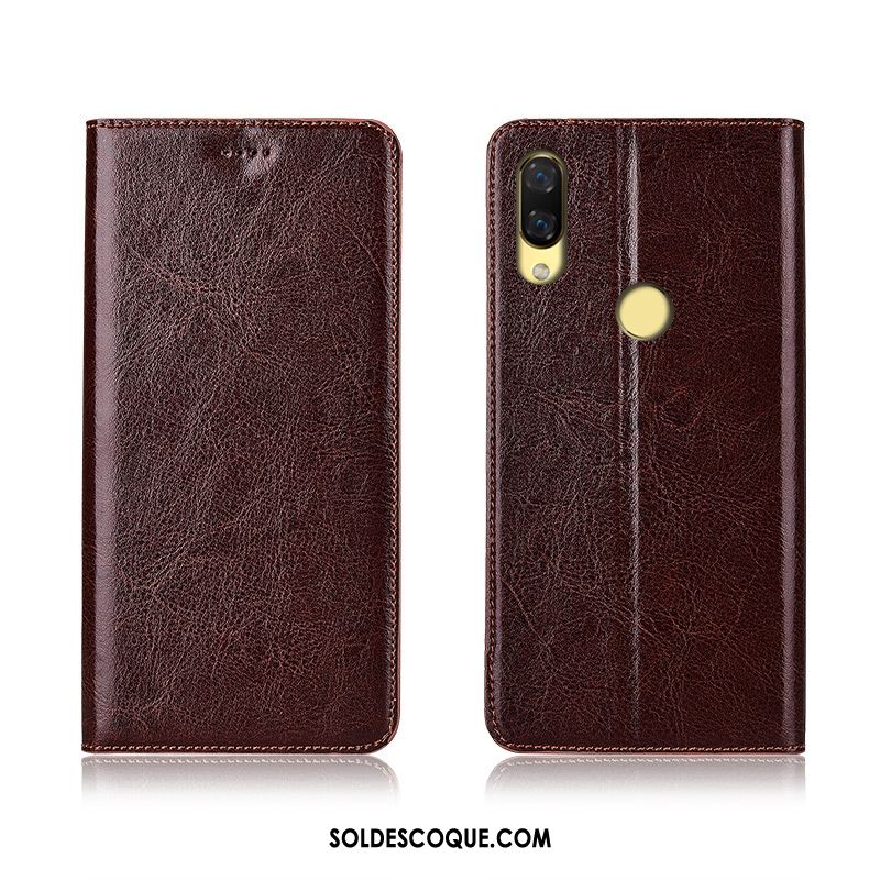 Coque Huawei Nova 3i Étui En Cuir Cuir Véritable Nouveau Silicone Modèle Fleurie En Vente