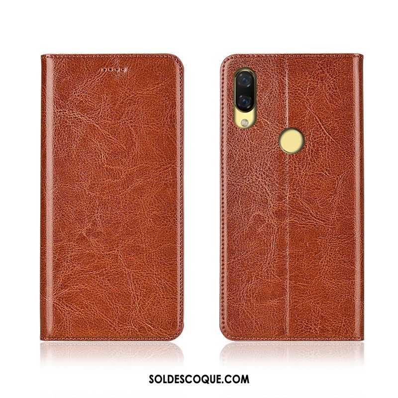 Coque Huawei Nova 3i Étui En Cuir Cuir Véritable Nouveau Silicone Modèle Fleurie En Vente