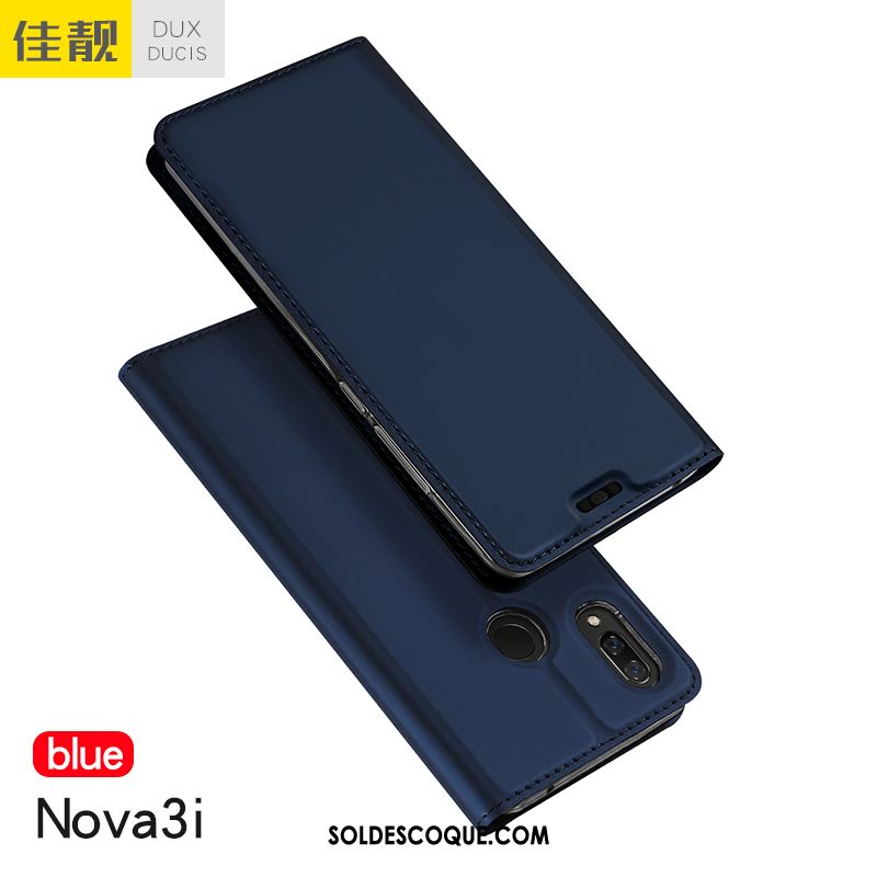 Coque Huawei Nova 3i Étui En Cuir Tout Compris Silicone Carte Business Soldes