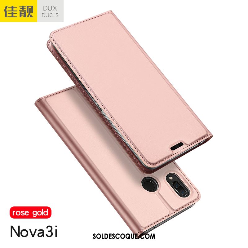 Coque Huawei Nova 3i Étui En Cuir Tout Compris Silicone Carte Business Soldes