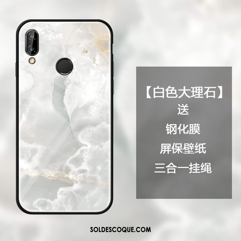 Coque Huawei Nova 3i Étui Rouge Miroir Tendance Personnalité Pas Cher