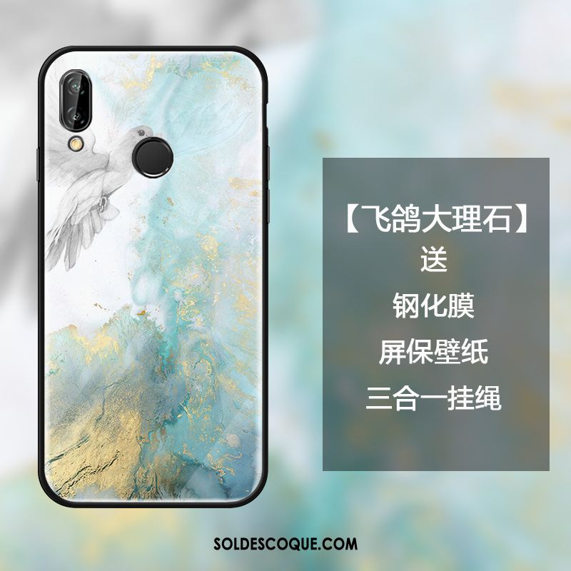 Coque Huawei Nova 3i Étui Rouge Miroir Tendance Personnalité Pas Cher