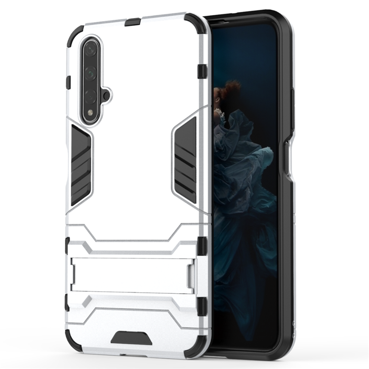 Coque Huawei Nova 5t Armure Or Téléphone Portable Support Incassable Pas Cher