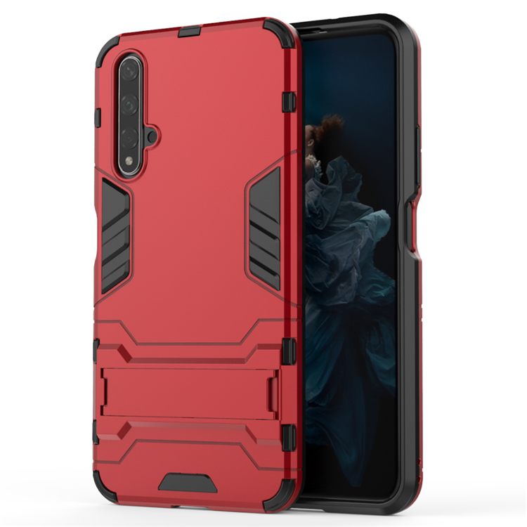 Coque Huawei Nova 5t Armure Or Téléphone Portable Support Incassable Pas Cher