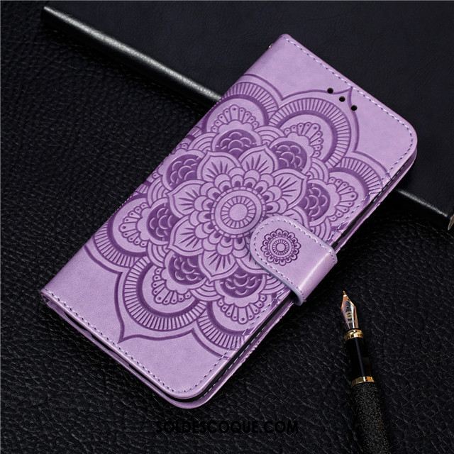 Coque Huawei Nova 5t Carte Étui En Cuir Téléphone Portable Rose Luxe En Ligne