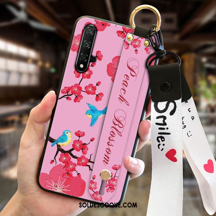 Coque Huawei Nova 5t Mode Silicone Téléphone Portable Rose Nouveau Soldes