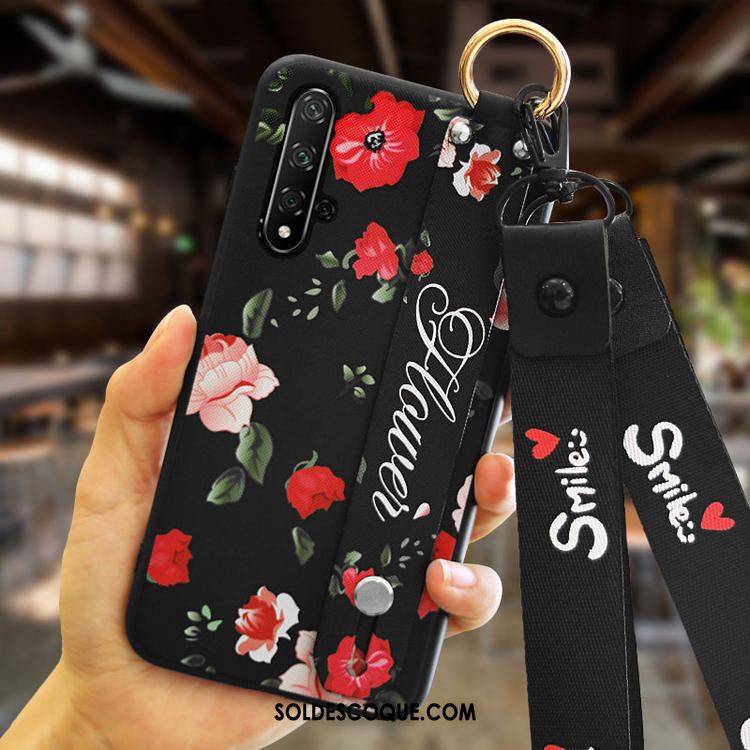 Coque Huawei Nova 5t Mode Silicone Téléphone Portable Rose Nouveau Soldes