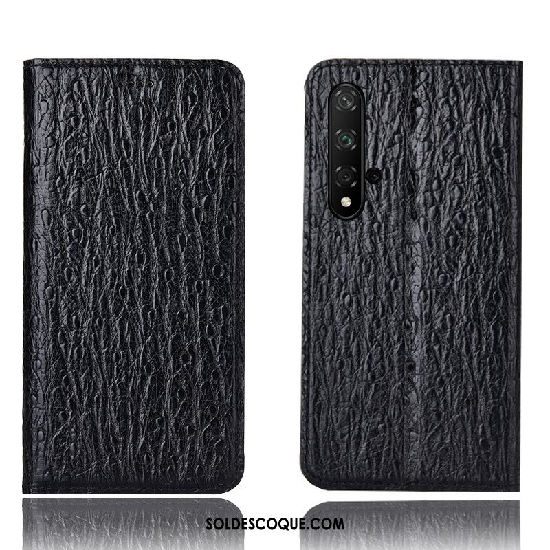 Coque Huawei Nova 5t Oiseau Tout Compris Protection Étui En Cuir Bleu En Vente