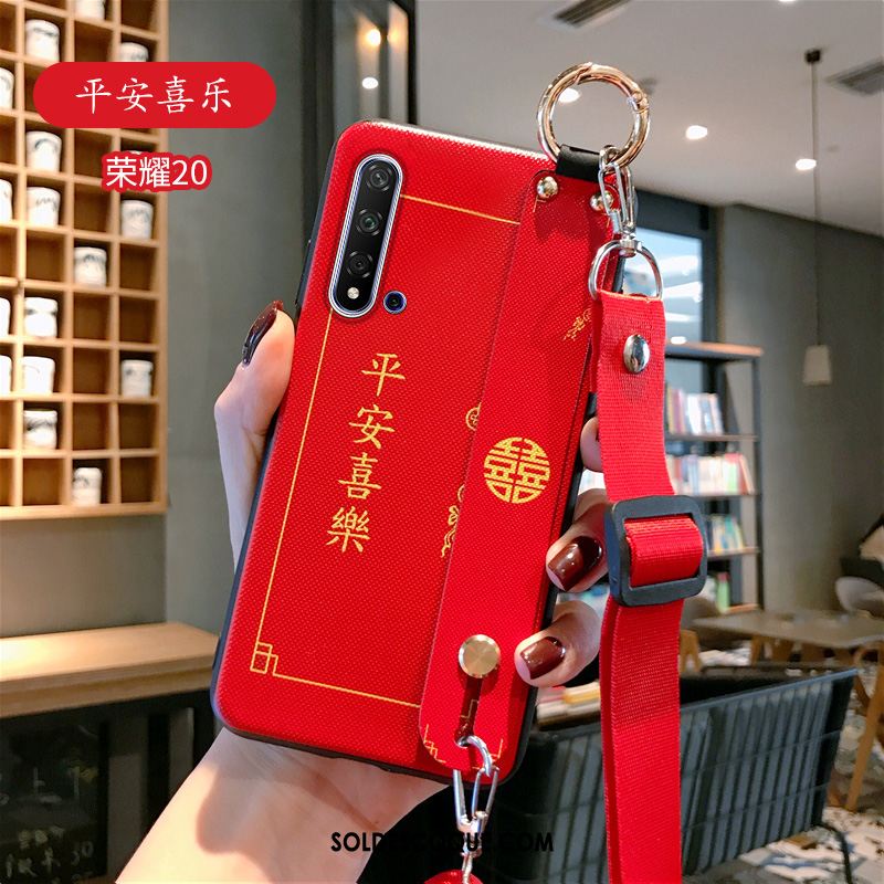 Coque Huawei Nova 5t Ornements Suspendus Nouveau Rouge Personnalité De Fête France