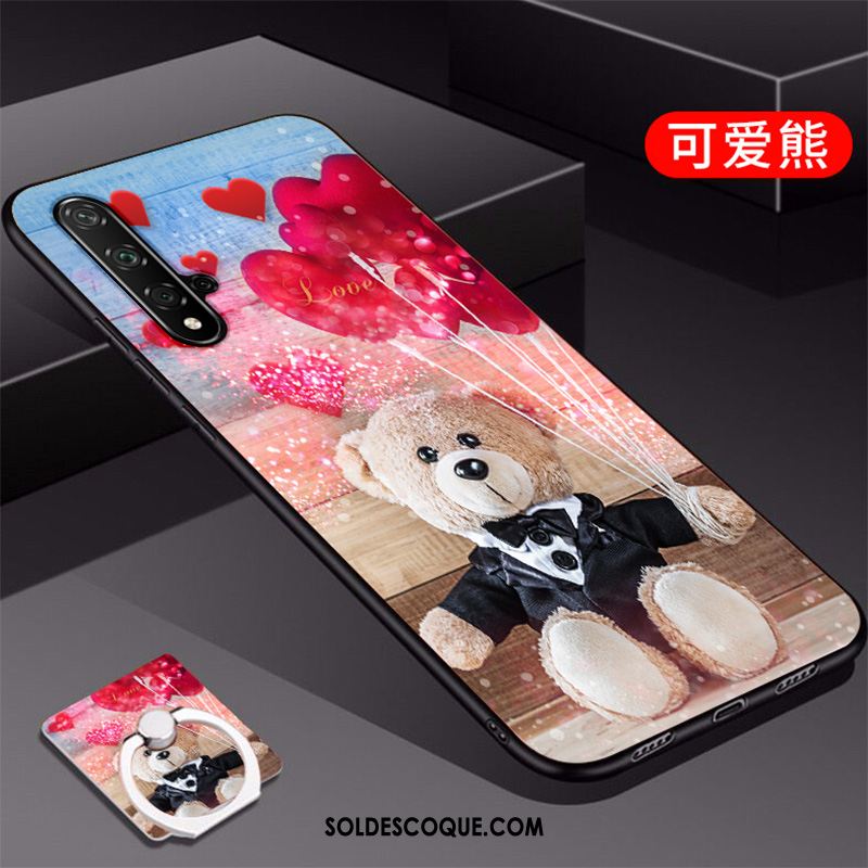 Coque Huawei Nova 5t Personnalité Créatif Marque De Tendance Téléphone Portable Rouge En Ligne