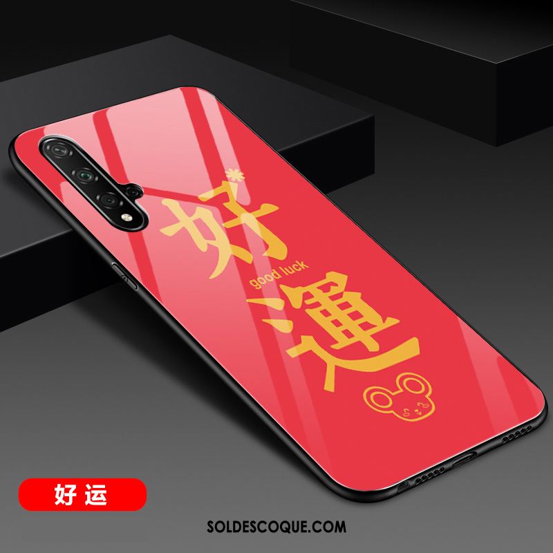 Coque Huawei Nova 5t Rouge Protection Miroir Nouveau Incassable Housse En Ligne