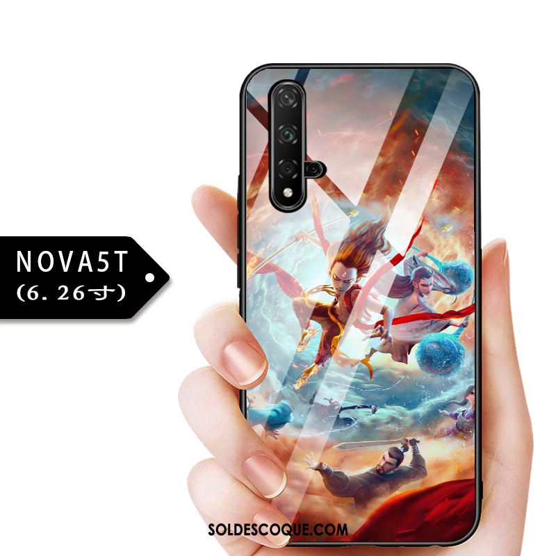 Coque Huawei Nova 5t Tout Compris Étui Téléphone Portable Bleu Légère Housse En Ligne