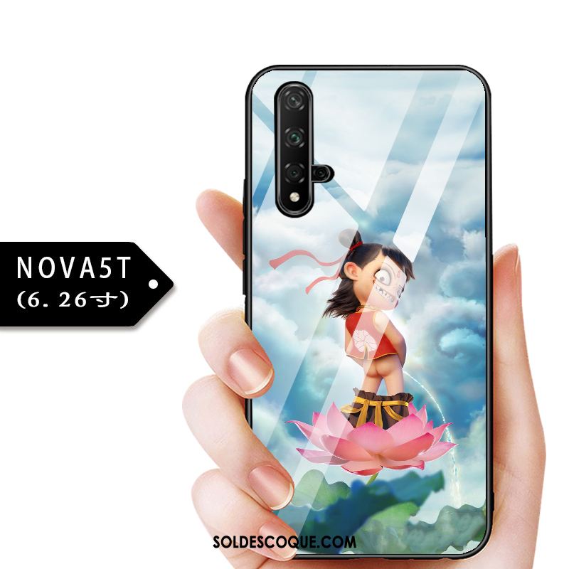 Coque Huawei Nova 5t Tout Compris Étui Téléphone Portable Bleu Légère Housse En Ligne