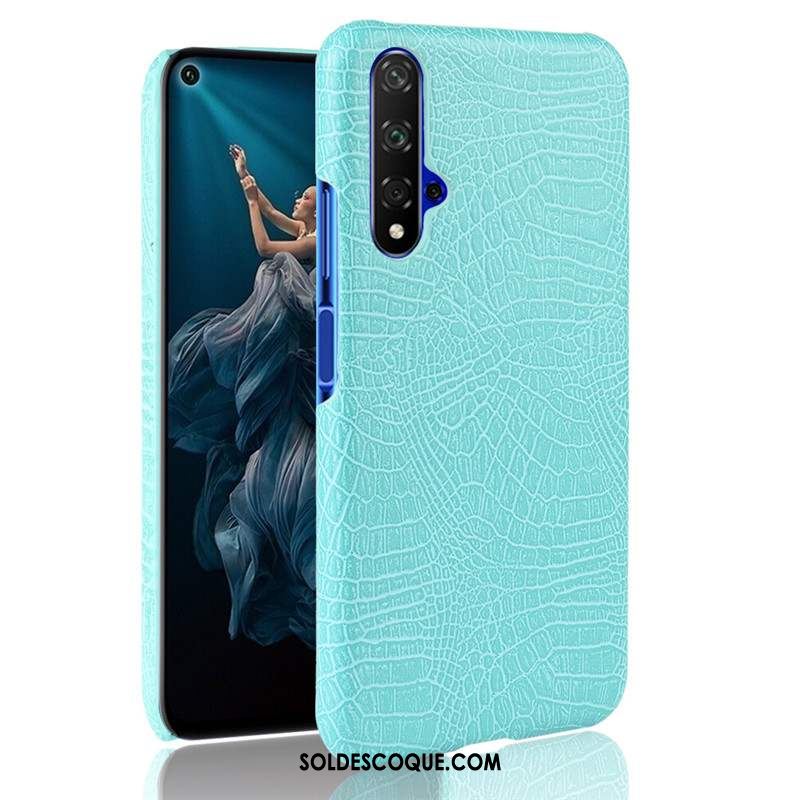 Coque Huawei Nova 5t Étui Tendance Bleu Téléphone Portable Difficile France