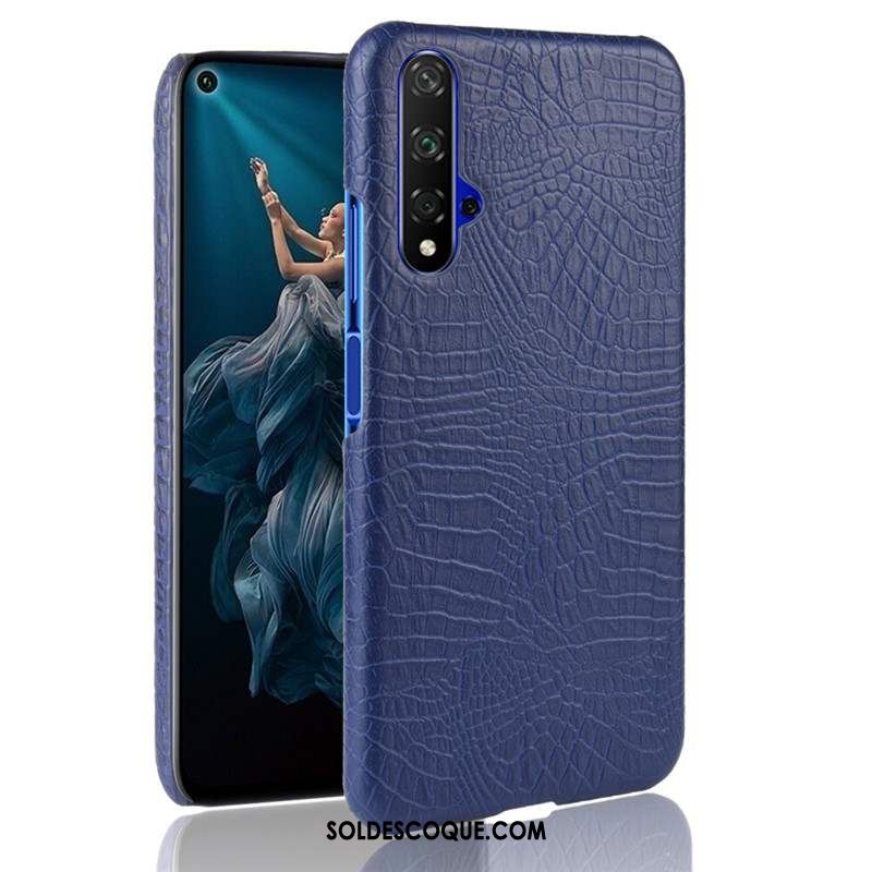 Coque Huawei Nova 5t Étui Tendance Bleu Téléphone Portable Difficile France