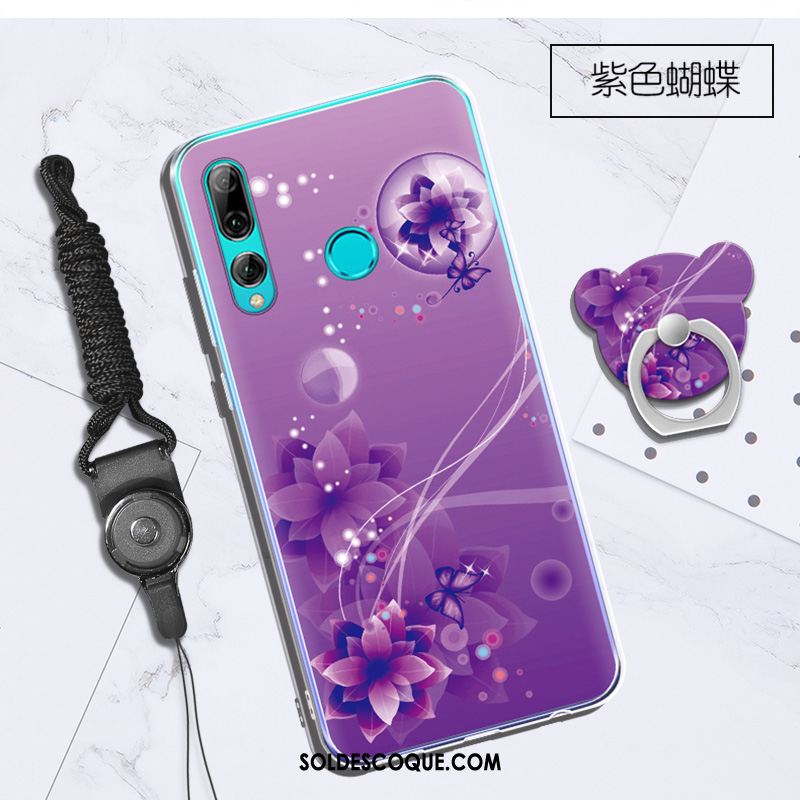 Coque Huawei P Smart+ 2019 Blanc Téléphone Portable Fluide Doux Support Étui En Ligne