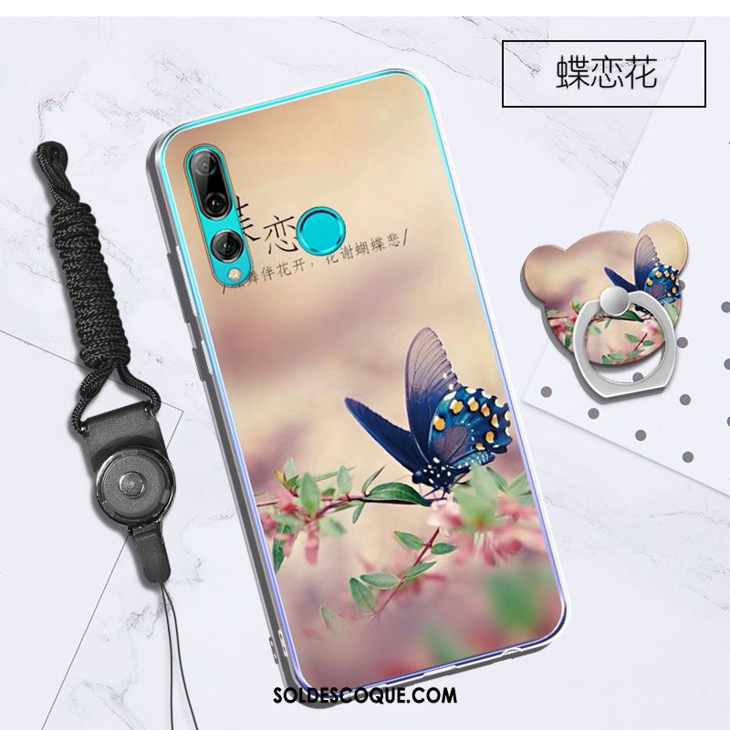 Coque Huawei P Smart+ 2019 Blanc Téléphone Portable Fluide Doux Support Étui En Ligne