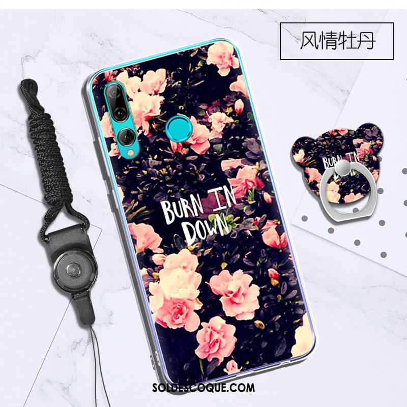 Coque Huawei P Smart+ 2019 Blanc Téléphone Portable Fluide Doux Support Étui En Ligne