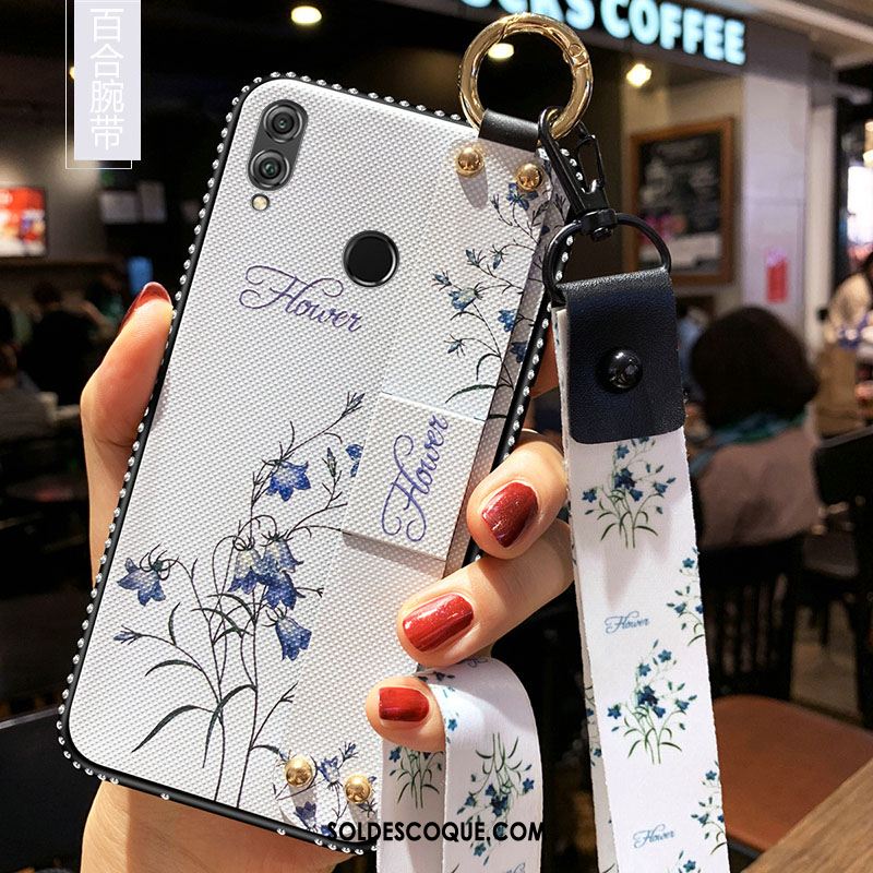 Coque Huawei P Smart 2019 Blanc Étui Fluide Doux Tendance Téléphone Portable Soldes