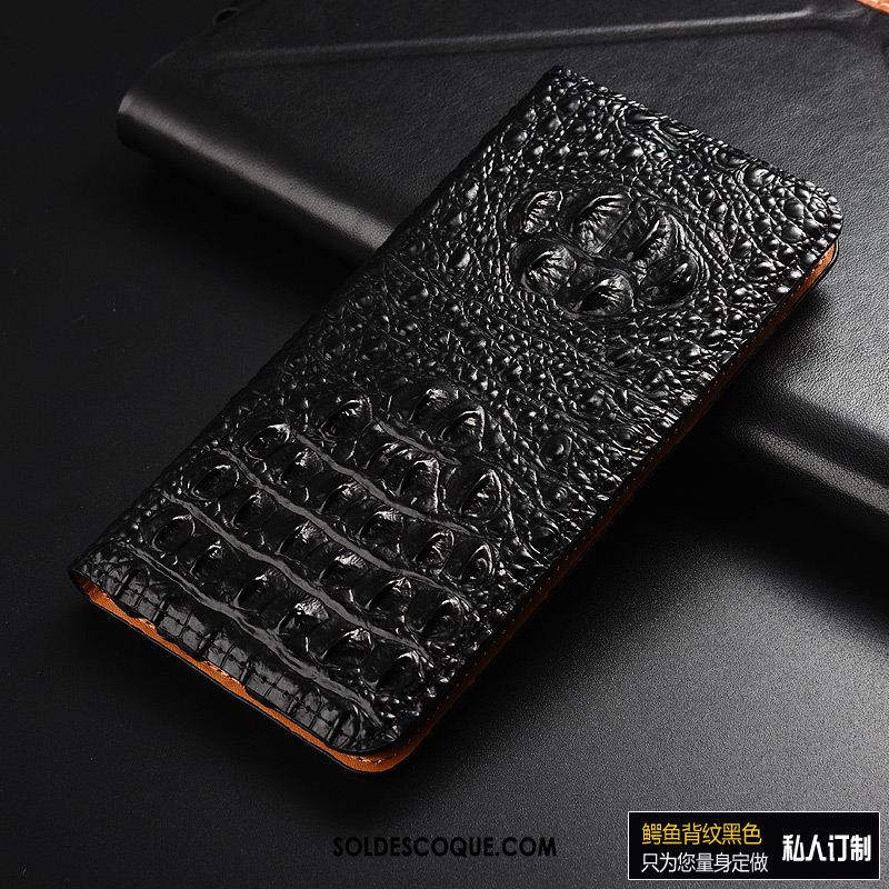 Coque Huawei P Smart 2019 Bleu Modèle Fleurie Étui En Cuir Crocodile Téléphone Portable Pas Cher