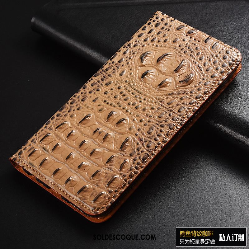 Coque Huawei P Smart 2019 Bleu Modèle Fleurie Étui En Cuir Crocodile Téléphone Portable Pas Cher