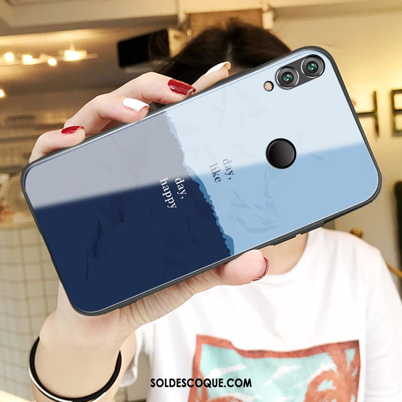 Coque Huawei P Smart 2019 Bleu Personnalité Créatif Amoureux Jeunesse En Vente