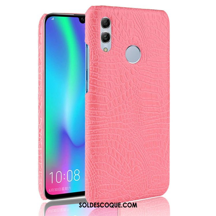 Coque Huawei P Smart 2019 Cuir Protection Étui Modèle Fleurie Noir En Vente