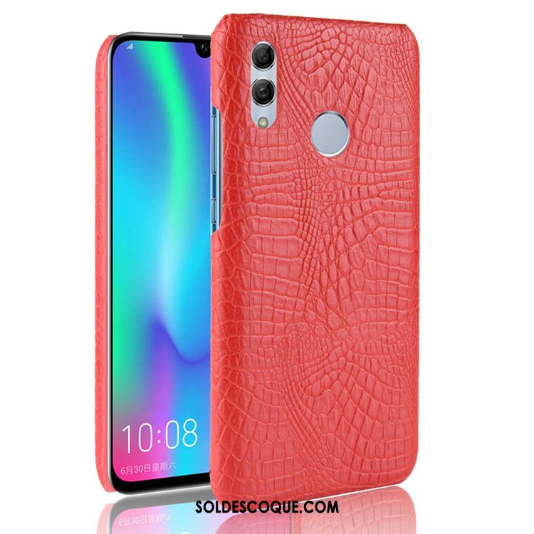 Coque Huawei P Smart 2019 Cuir Protection Étui Modèle Fleurie Noir En Vente