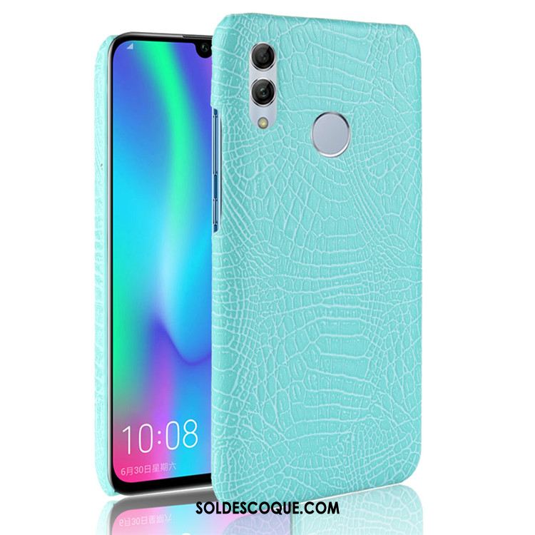 Coque Huawei P Smart 2019 Cuir Protection Étui Modèle Fleurie Noir En Vente