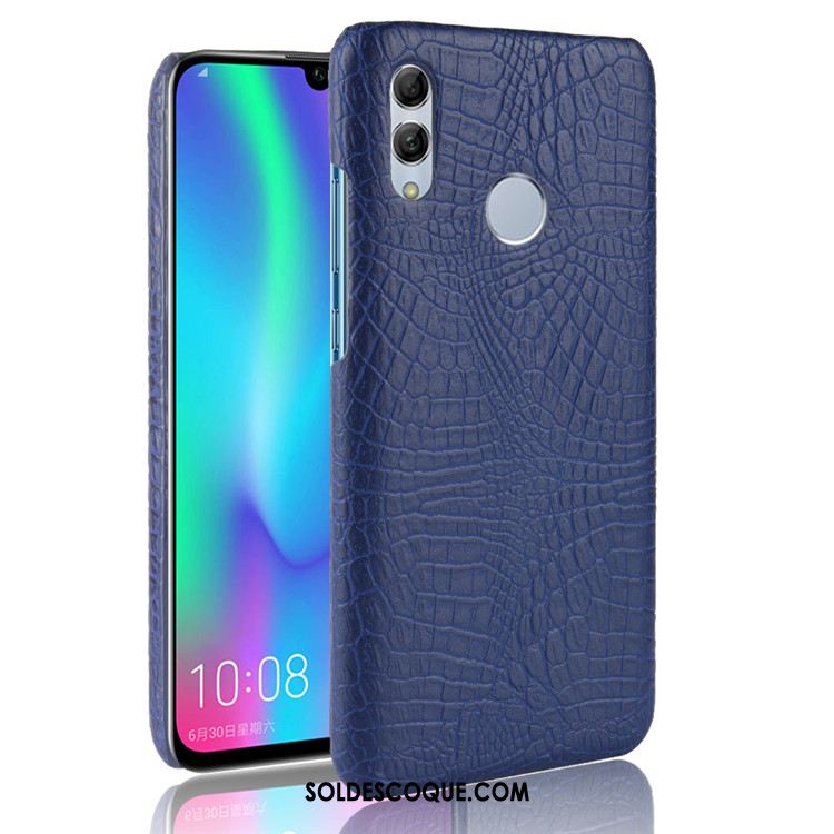 Coque Huawei P Smart 2019 Cuir Protection Étui Modèle Fleurie Noir En Vente