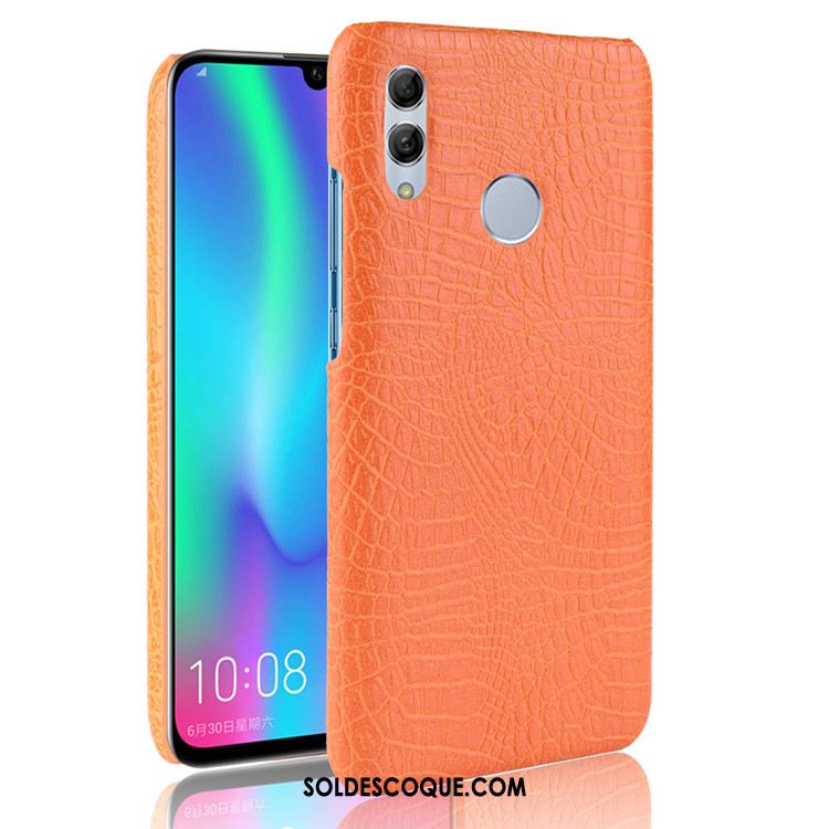 Coque Huawei P Smart 2019 Cuir Protection Étui Modèle Fleurie Noir En Vente