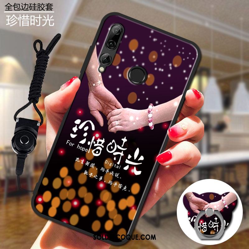 Coque Huawei P Smart+ 2019 Dessin Animé Silicone Téléphone Portable Gris En Vente